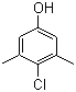 structure of CAS# 88-04-0, 4-Chloro-3,5-dimethylphenol