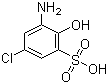 CAS # 88-23-3, 2-Amino-4-chlorophenol-6-sulfonic acid, 6-Amino-4-chloro-1-phenol-2-sulfonic acid