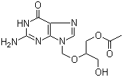 structure of CAS# 88110-89-8, Ganciclovir mono-O-acetate