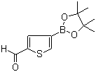 structure of CAS# 881381-12-0, 2-醛基噻吩-4-硼酸频哪醇酯