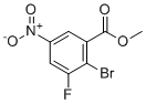 structure of CAS# 881415-30-1, 甲基2-溴-3-氟-5-硝基苯甲酸酯