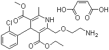 structure of CAS# 88150-47-4, Amlodipine maleate