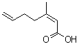 structure of CAS# 88227-04-7, (Z)-3-Methylhepta-2,6-dienoic Acid