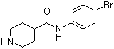 CAS 登录号：883106-57-8, N-(4-溴苯基)哌啶-4-甲酰胺