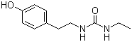structure of CAS# 883107-36-6, N-乙基-N'-[2-(4-羟基苯基)乙基]脲