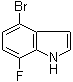structure of CAS# 883500-66-1, 4-Bromo-7-fluoroindole