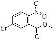 structure of CAS# 883554-93-6, 5-溴-2-硝基苯甲酸甲酯