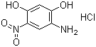 structure of CAS# 883566-55-0, 4-氨基-6-硝基间苯二酚盐酸盐