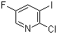 structure of CAS# 884494-33-1, 2-氯-5-氟-3-碘吡啶