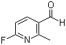 structure of CAS# 884494-96-6, 6-氟-2-甲基-3-吡啶甲醛