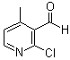 structure of CAS# 884495-45-8, 2-氯-4-甲基-3-吡啶甲醛