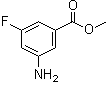 CAS # 884497-46-5, 3-Amino-5-fluorobenzoic acid methyl ester, Methyl 3-amino-5-fluorobenzoate