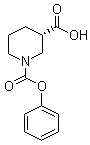 structure of CAS# 88466-74-4, (S)-1,3-哌啶二甲酸 1-苄酯