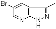 structure of CAS# 885223-65-4, 5-溴-3-甲基-1H-吡唑并[3,4-b]吡啶