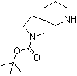 structure of CAS# 885268-42-8, 2,7-二氮杂螺[4.5]癸烷-2-羧酸叔丁酯