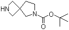structure of CAS# 885270-86-0, 2,6-二氮杂螺[3.4]辛烷-6-羧酸叔丁酯