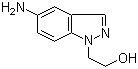structure of CAS# 885270-96-2, 2-(5-氨基-1H-吲唑-1-基)乙醇