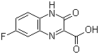 structure of CAS# 885271-79-4, 7-氟-3-氧代-3,4-二氢喹喔啉-2-甲酸