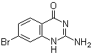 structure of CAS# 885277-56-5, 2-氨基-7-溴-4(1H)-喹唑啉酮