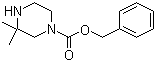 structure of CAS# 885278-86-4, 3,3-二甲基-1-哌嗪甲酸苄酯