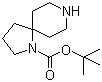 structure of CAS# 885279-92-5, 1,8-二氮杂螺[4.5]癸烷-1-羧酸叔丁酯