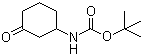 structure of CAS# 885280-38-6, 3-N-Boc-aminocyclohexanone