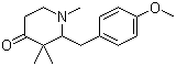 CAS # 88532-25-6, 2-[(4-Methoxyphenyl)methyl]-1,3,3-trimethyl-4-piperidinone