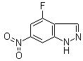 CAS # 885520-01-4, 4-Fluoro-6-nitro-1H-indazole