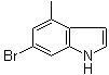 structure of CAS# 885520-51-4, 4-甲基-6-溴吲哚