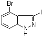 CAS 登录号：885521-72-2, 4-溴-3-碘-1H-吲唑