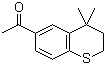 structure of CAS# 88579-23-1, 6-乙酰基-4,4-二甲基二氢苯并噻喃