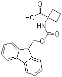 structure of CAS# 885951-77-9, Fmoc-1-氨基环丁烷-1-甲酸