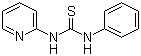 structure of CAS# 886-60-2, 1-苯基-3-(2-吡啶基)-2-硫脲
