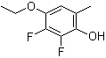 structure of CAS# 886037-78-1, 4-乙氧基-2,3-二氟-6-甲基苯酚