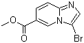structure of CAS# 886361-98-4, 3-溴咪唑并[1,2-a]吡啶-6-甲酸甲酯