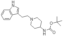 CAS 登录号：886362-25-0, [1-[2-(1H-吲哚-3-基)乙基]-4-哌啶基]氨基甲酸叔丁酯