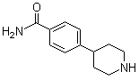 structure of CAS# 886362-49-8, 4-Piperidin-4-ylbenzamide