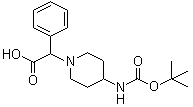 CAS # 886363-59-3, 4-[[(1,1-Dimethylethoxy)carbonyl]amino]-alpha-phenyl-1-piperidineacetic acid