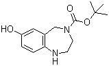 structure of CAS# 886364-39-2, 4-Boc-7-Hydroxy-2,3,4,5-tetrahydro-1H-benzo[e][1,4]diazepine
