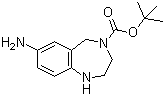 structure of CAS# 886364-45-0, 4-叔丁氧羰基-7-氨基-2,3,4,5-四氢-1H-苯并[e][1,4]二氮杂卓