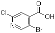 structure of CAS# 886365-31-7, 5-溴-2-氯异烟酸