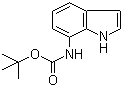 structure of CAS# 886365-44-2, 7-N-Boc-氨基吲哚