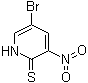 structure of CAS# 886372-86-7, 5-溴-3-硝基-2(1H)-吡啶硫酮