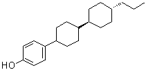 CAS 登录号：88639-45-6, 4-[(反式,反式)-4'-丙基[1,1'-联环己烷]-4-基]苯酚