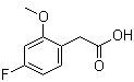 structure of CAS# 886498-61-9, 4-氟-2-甲氧基苯乙酸