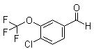 structure of CAS# 886499-59-8, 4-氯-3-(三氟甲氧基)苯甲醛