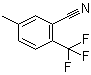 structure of CAS# 886502-61-0, 5-甲基-2-(三氟甲基)苯甲腈