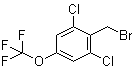 CAS 登录号：886503-08-8, 2-(溴甲基)-1,3-二氯-5-(三氟甲氧基)苯