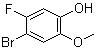 structure of CAS# 886510-25-4, 4-溴-5-氟-2-甲氧基苯酚