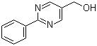 structure of CAS# 886531-62-0, 5-(Hydroxymethyl)-2-phenylpyrimidine